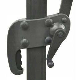 Pakabinamas skėtis su dvigubu baldakimu, žydras, 400x300cm