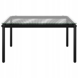 6 dalių sodo poilsio komplektas, su pagalvėlėmis, PVC, juoda