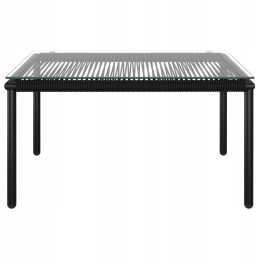 6 dalių sodo poilsio komplektas, su pagalvėlėmis, PVC, juoda