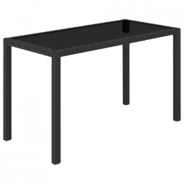 5 dalių sodo baldų komplektas su pagalvėlėmis, pe rotangas, juodas