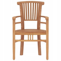 3 dalių sodo baldų komplektas, medžio masyvo