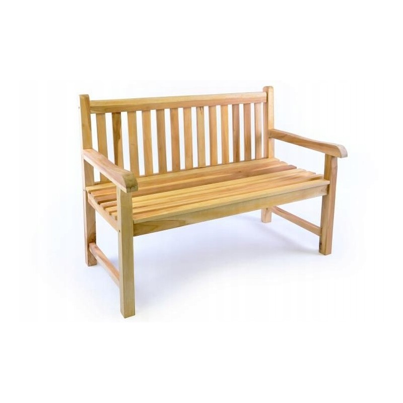 2 vietų medinis sodo suoliukas, 120 cm