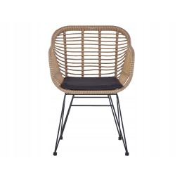 Balkono baldų komplektas iš natūralaus technoratano