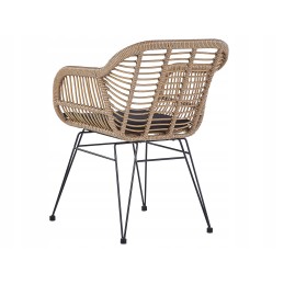 Balkono baldų komplektas iš natūralaus technoratano