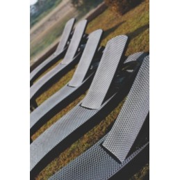 2 x ramiojo vandenyno sodo baseino gultai + grafito stalas