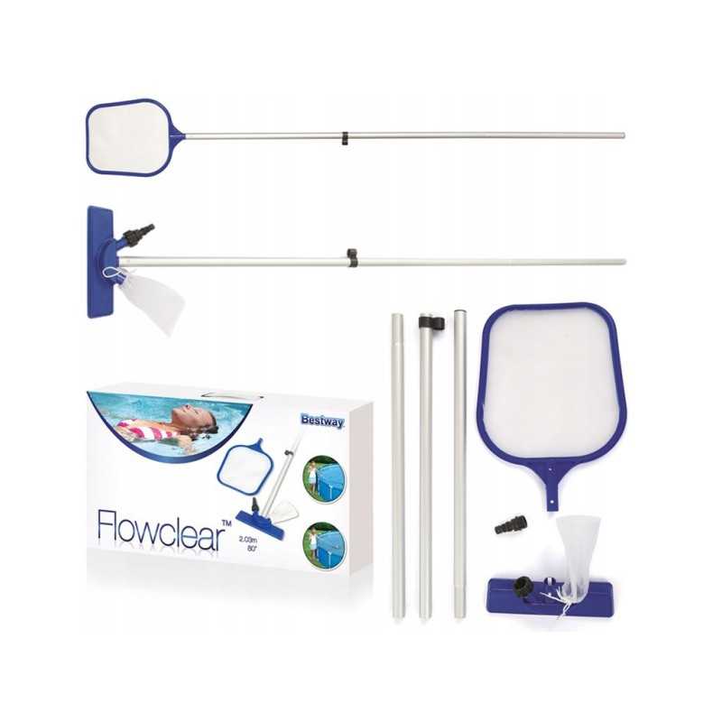 Baseino valymo rinkinys, tinklinis dulkių siurblys