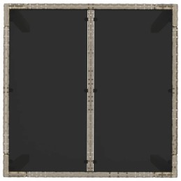 Vidaxl 5 dalių sodo baldų komplektas su pagalvėlėmis, pilkas PE rotangas