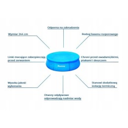 Dangtis 305 cm bestway 58036 rėmo baseinui