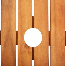 Vidaxl 3 dalių sodo baldų komplektas su pagalvėlėmis, akacijos mediena