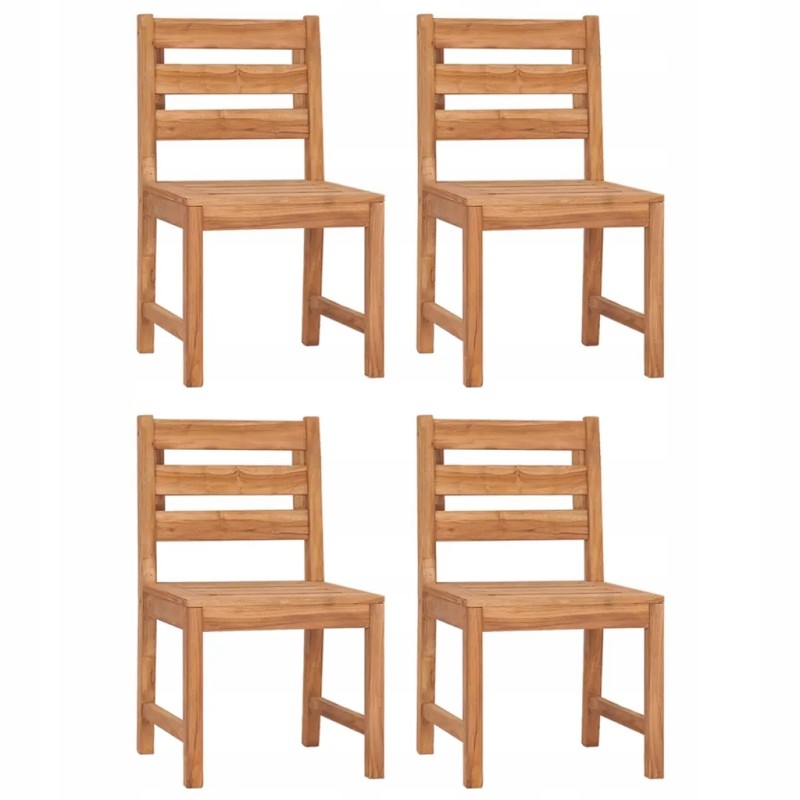 Sodo kėdė iš tikmedžio masyvo, 50x59x90 cm, natūralios spalvos