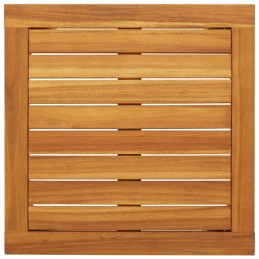 5 dalių smėlio spalvos polirotango ir akacijos sodo baldų komplektas