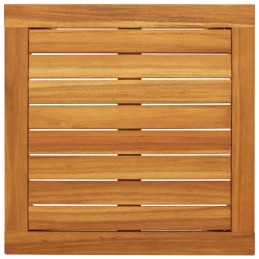 5 dalių sodo baldų komplektas, pilkas polirotangas ir akacija