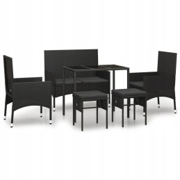Set of balcony garden furniture technorattan set of garden furniture