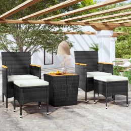 Technorattan garden furniture set, rattan garden furniture set, terrace
