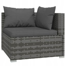 Garden polyrattan lounge set 70x70 grey
