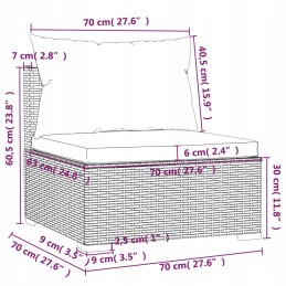 Polürotangist aiavalongi komplekt 4+2, hall