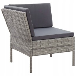 6-osaline terrassi-lounge komplekt, hall/antratsiit