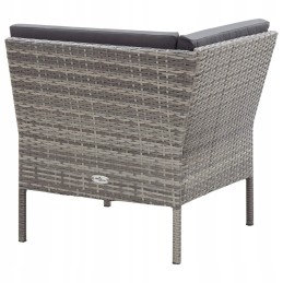 6-osaline terrassi-lounge komplekt, hall/antratsiit
