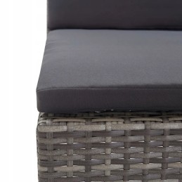 6-daļīgs terases atpūtas komplekts, pelēks/antracīts