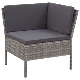 6-osaline terrassi-lounge komplekt, hall/antratsiit