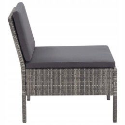 6-osaline terrassi-lounge komplekt, hall/antratsiit