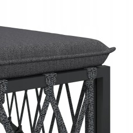 Vidaxl 4 Piece Garden Lounge Set with Cushions Anthracite 3186
