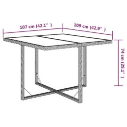 Vidaxl 5-osaline aiamööbli komplekt patjadega, polürotangist, must, 3095