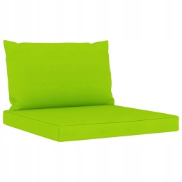Vidaxl 6 Piece Garden Lounge Set Light Green Cushions