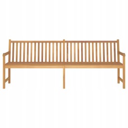 Puidust tiikpuust aiapink 228x62,5x90 cm, naturaalne värv