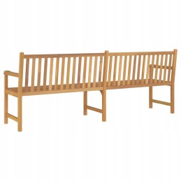 Koka tīkkoka dārza sols 228x62,5x90 cm, dabīgā krāsā