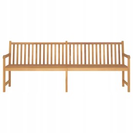 Puidust tiikpuust aiapink 228x62,5x90 cm, naturaalne värv