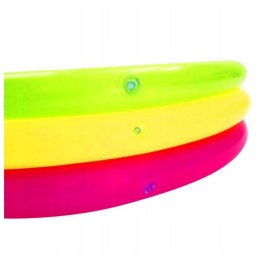 Apvalus vandens pripučiamas baseinas 2-3 metų vaikams su kamuoliukais, 100 vnt.