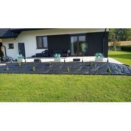 Žemės ūkio audinys piktžolėms 160 cm x 20 m storio UV filtras