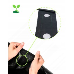 Žemės ūkio audinys, didelės skylės tujoms kas 50cm, gyvatvorei 1,1x10m