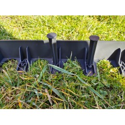 Universalūs kaiščiai plastikiniams vejos kraštams tvirtinti, 250 vnt