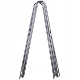 Metaliniai smeigtukai įvairių tipų agrotekstilei, agrotekstilei ir geotekstilei tvirtinti prie žemės, taip pat smeigtukai kurmių