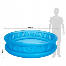 Didelis vaikų baseinas, pripučiamas sodo baseinas, intex premium irklavimo baseinas