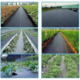 Antžeminis tentas 1x10m juodas