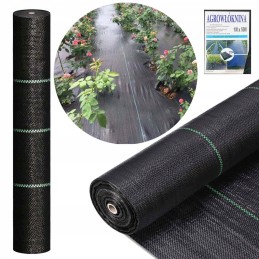 Tvirta nuo piktžolių agrotekstilė 1m x 50m 70g/m2