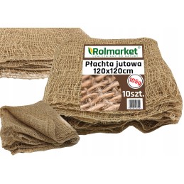 ✨ džiuto lakštas 120x120cm 105g/m 10vnt