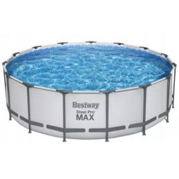 Bestway vertikalaus baseino vamzdžio plieninis pro max 457x122