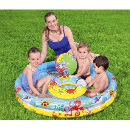 Vaikų baseinas bestway 51124 122cm kamuoliukų ratas