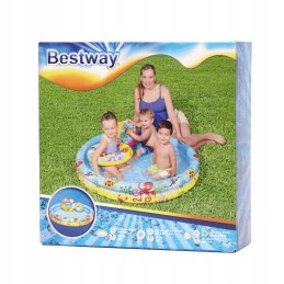 Vaikų baseinas bestway 51124 122cm kamuoliukų ratas