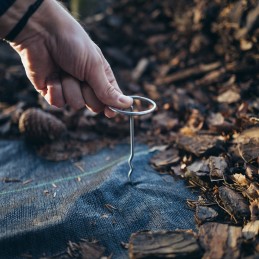 Bradas cinkuoto metalo kaištis 'g' formos 50 vnt.