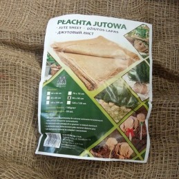 Džiuto šalikas (paklodė) 50 vnt, įvairių dydžių 60