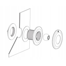 Sieninis įleidimo antgalis surenkamam baseinui