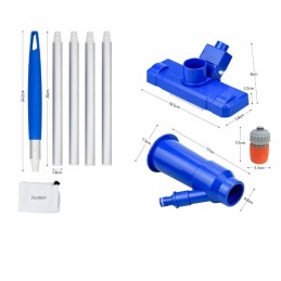 Baseino dulkių siurblys, baseino valymo rinkinys