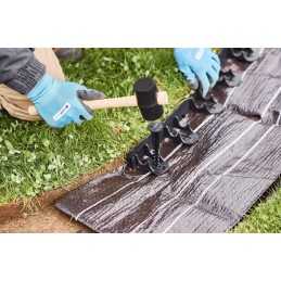 10x montavimo inkarų rinkinys sodo kraštų tvirtinimui, vienpusiai kaiščiai