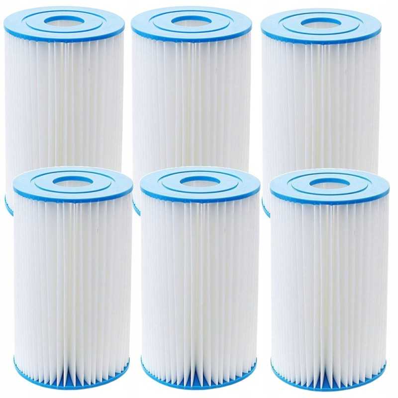 6 x baseino filtras baseino siurblio filtras intex tipo a filtro įdėklas