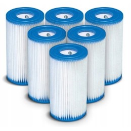 6 x baseino filtras baseino siurblio filtras intex tipo a filtro įdėklas